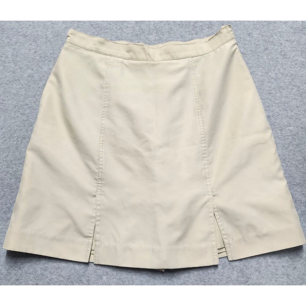 IZOD Women’s Size 6 Beige Skort Golf Tennis Casual Skirt Built-In Shorts 18"